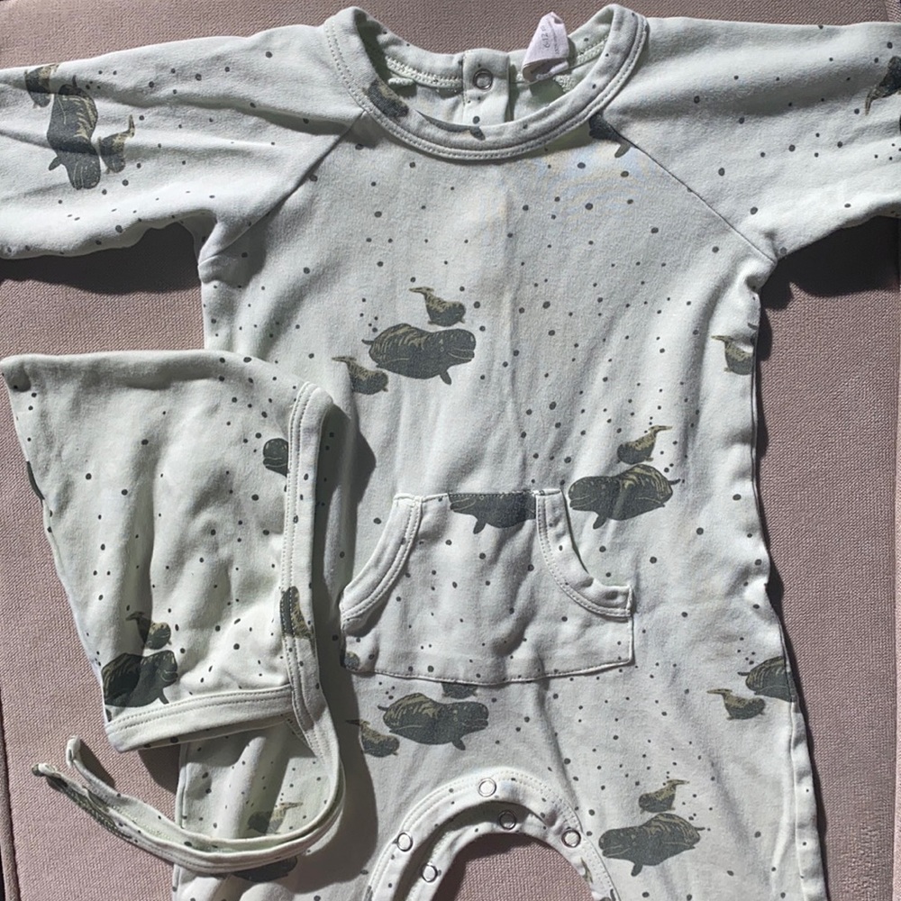 Kate Quinn Sea Creature Bodysuit - Cream and Green